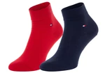 Tommy Hilfiger Man's 2Pack Socks 342025001 Red/Navy Blue