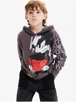 Grey Boys' Hoodie Desigual Austin Mickey - Boys