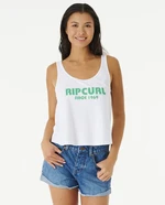 Tank Top Rip Curl ICONS OF SURF PUMP FONT TANK Optical White