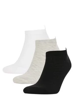 DEFACTO Men 3 Pack Cotton Booties Socks