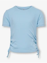 Light blue girls' T-shirt ONLY Amy - Girls