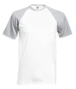 Baseball Fruit of the Loom White T-shirt