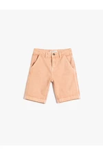 Koton Shorts - Orange - Normal Waist