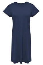 DKaren Woman's Slip Flora Navy Blue