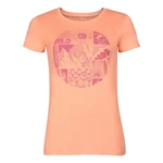 Women's T-shirt made of organic cotton ALPINE PRO ECCA peach pink variant pb