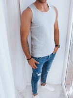 Men's basic grey tank top Dstreet