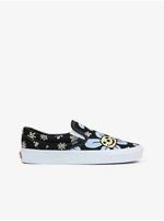 Black Women Floral Slip on Sneakers VANS - Women