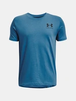 Under Armour Tričko UA B SPORTSTYLE LEFT CHEST SS-BLU - Kluci