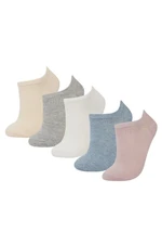 DEFACTO Girls 5-Pack Cotton Ankle Socks