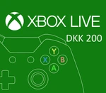 XBOX Live 200 DKK Prepaid Card DK