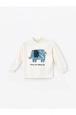 LC Waikiki Crew Neck Long Sleeve Printed Baby Boy T-Shirt