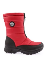 DGN 1051 Women's Shearling Boots With A Zipper In The Front.