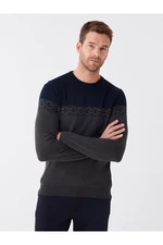 LC Waikiki Crew Neck Long Sleeve Men's Knitwear Sweater