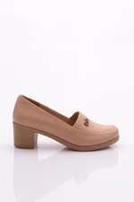 DGN 23042 Women's High Heel Shoes Beige