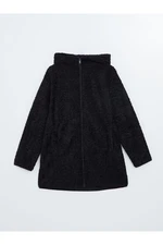 LC Waikiki LCW Hooded Plush Women's Cardigan