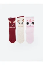 LC Waikiki Patterned Girl's Socks 3-Piece