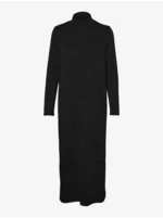 Black women's sweater dress VERO MODA Katie - Women