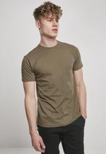 Basic pocket t-shirt olive