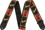 Fender 2'' Monogrammed Sangle pour guitare Black/Yellow/Red