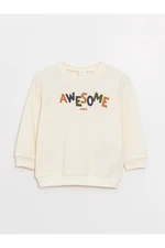 LC Waikiki Crew Neck Long Sleeve Printed Baby Boy Sweatshirt