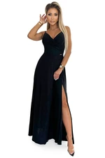 Elegant long maxi dress with straps Numoco