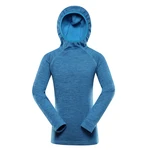 Children's quick-drying sweatshirt with cool-dry ALPINE PRO ROLTO mykonos blue