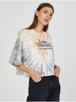 White Batik T-Shirt TALLY WEiJL - Women