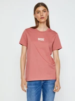 Diesel T-shirt - TSILYECOSMALLOGO TSHIRT pink