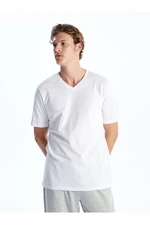 LC Waikiki Lcw V Neck Short Sleeve Combed Cotton Men's T-Shirt