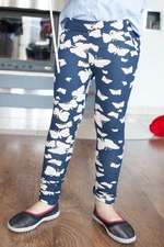 Girls' indigo leggings