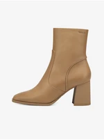 Tamaris Light Leather Heeled Ankle Boots - Women