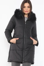 Z6668 DEWBERRY WOMEN'S COAT-BLACK