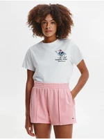 Pink Womens Sweatpants Tommy Jeans - Women