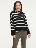 Black Striped Sweater ONLY Ibi - Women