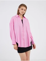 Pink Ladies Linen Shirt ONLY Corina - Women