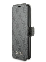 Guess 4G Book iPhone 11 Grey Obal Fialová