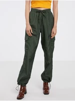 Dark Green Women's Trousers Noisy May Sky - Women