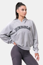 Dámská mikina Nebbia Hero Iconic hoodie light grey XS