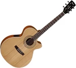 Cort SFX-ME Open Pore Natural Guitare Jumbo acoustique-électrique