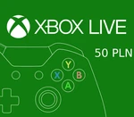 XBOX Live 50 PLN Prepaid Card PL