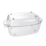 Pekáč s poklopom GrandCHEF 40 x 26 cm, sklenený