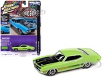 1971 Ford Torino Cobra Grabber Lime Green with Stripes "MCACN (Muscle Car and Corvette Nationals)" Limited Edition to 4140 pieces Worldwide "Muscle C