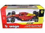 Ferrari F1-75 16 Charles Leclerc "Giallo Modena" 2nd Place Formula One F1 Italian GP (2022) "Formula Racing" Series 1/43 Diecast Model Car by Bburago