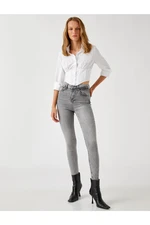 Koton High Waisted Jeans Skinny Legs - Carmen Jean