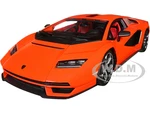 Lamborghini Countach LPI 800-4 Orange with Red Interior "Special Edition" 1/18 Diecast Model Car by Maisto