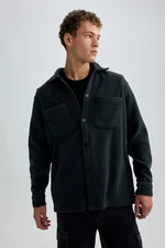 DEFACTO Relax Fit Polar Fleece Long Sleeve Shirt