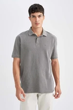 DEFACTO New Regular Fit Short Sleeve Pique Polo Shirt