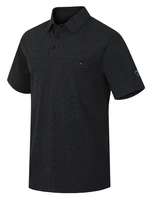 Men's half-shirt Hannah KAJAN anthracite mel