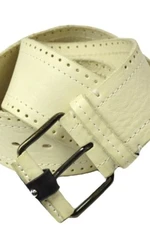 Tommy Hilfiger Belt - kansas perforate white