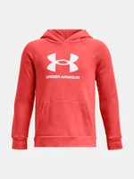 Under Armour UA Rival Fleece BL Hoodie Mikina dětská Červená